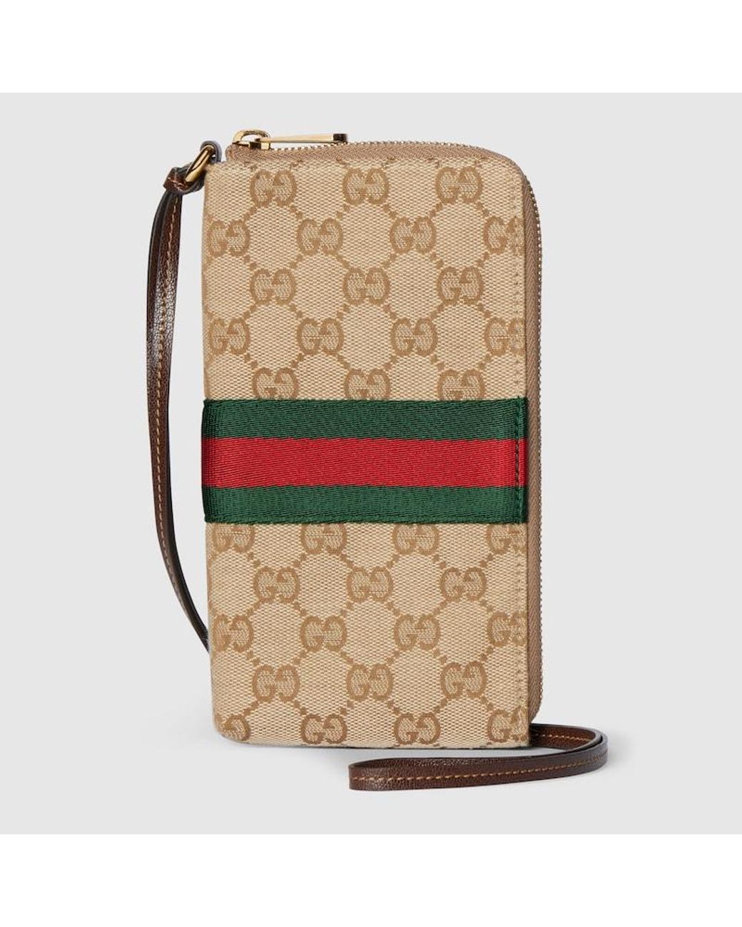 Gucci Natural Gg Case For Iphone With Strap for men