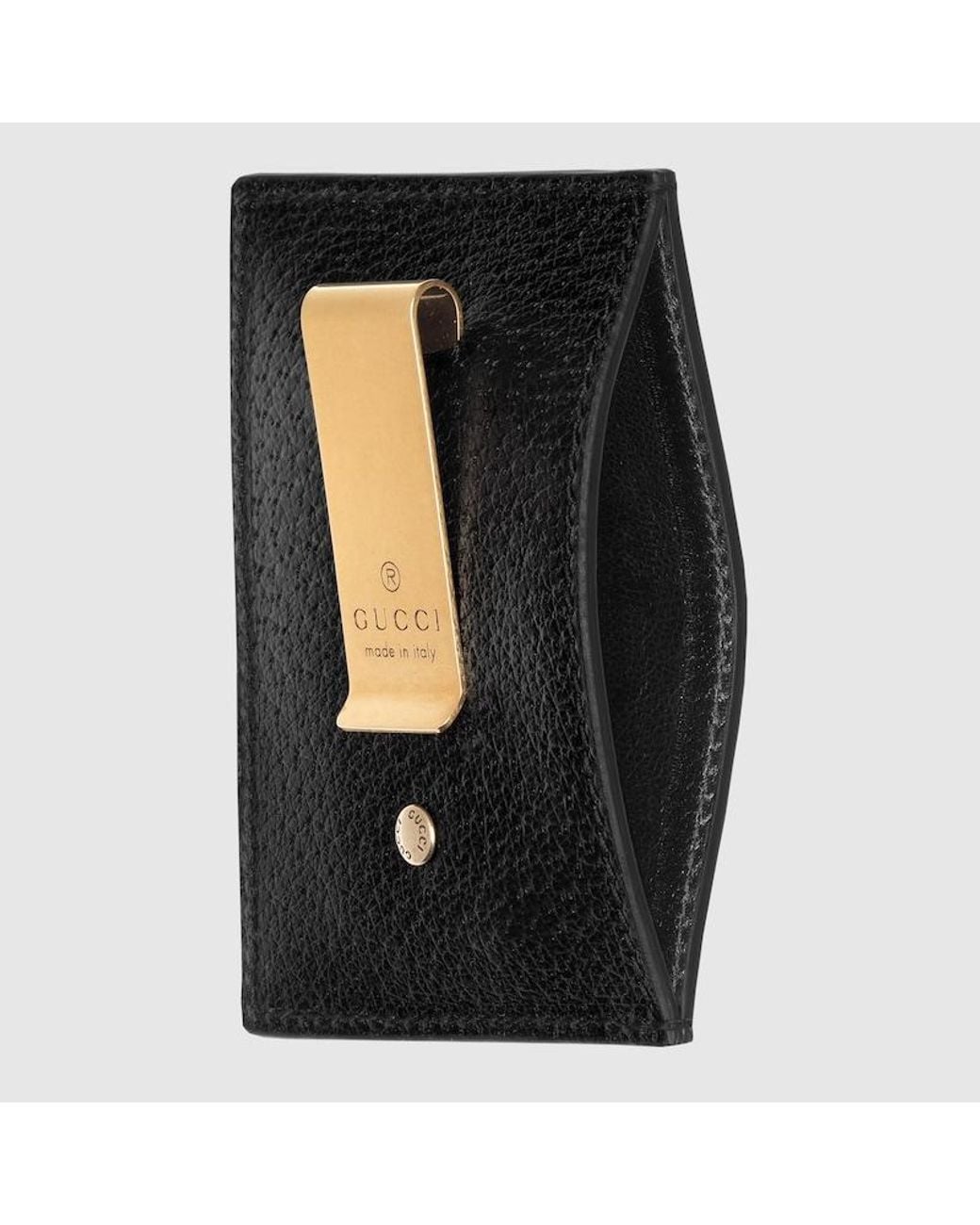 Gucci Black Gg Marmont Money Clip for men