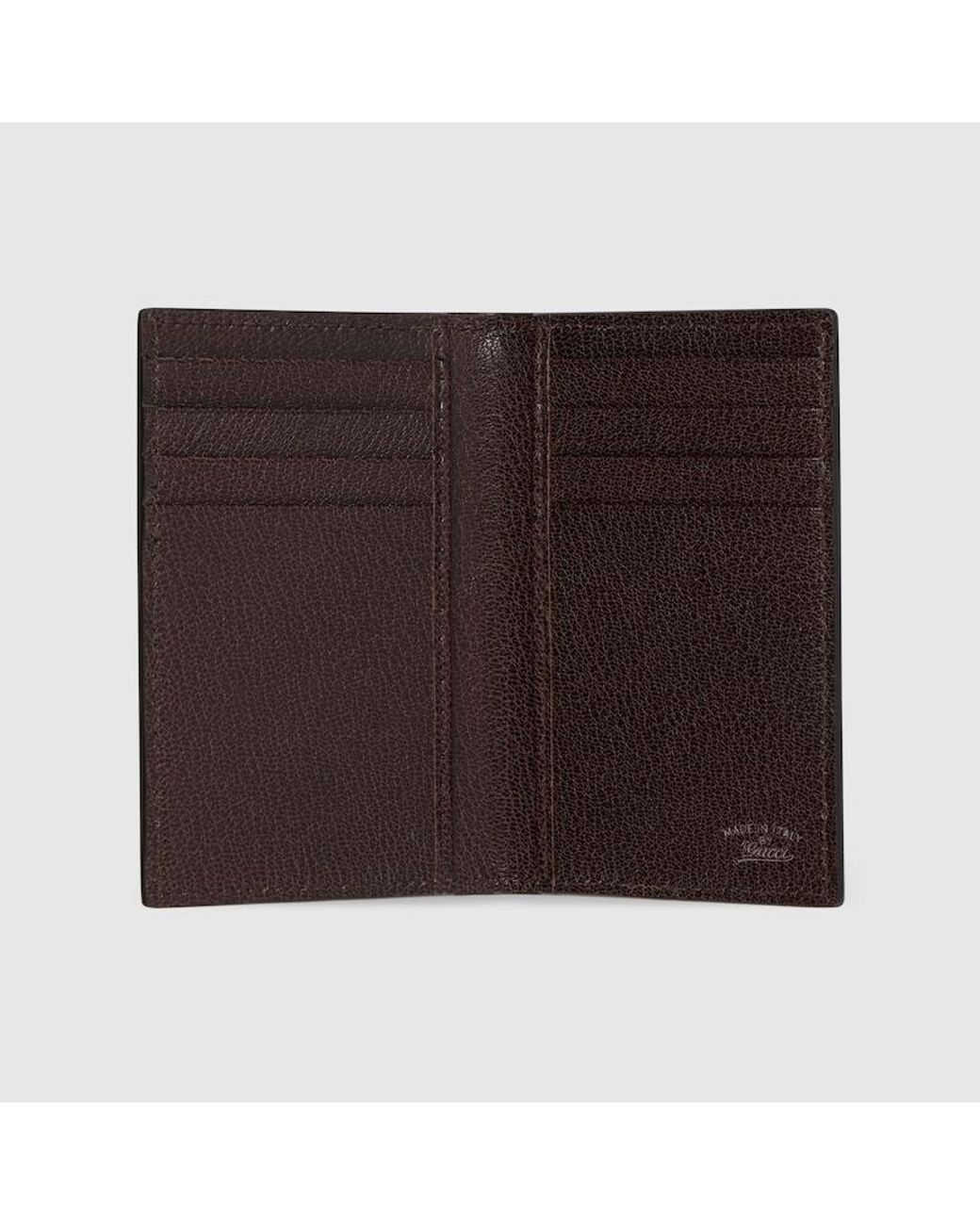 Porte-Cartes Lira Gucci pour homme en coloris Brown