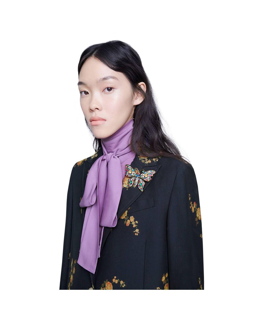 Gucci on sale butterfly brooch