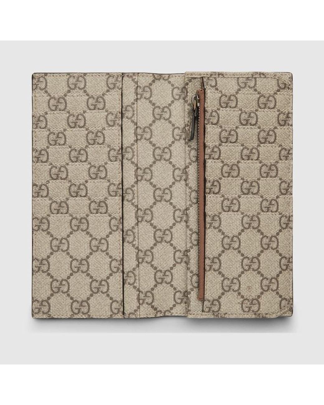 メンズ Gucci 〔Ggエンブレム〕エンボス ロングウォレット