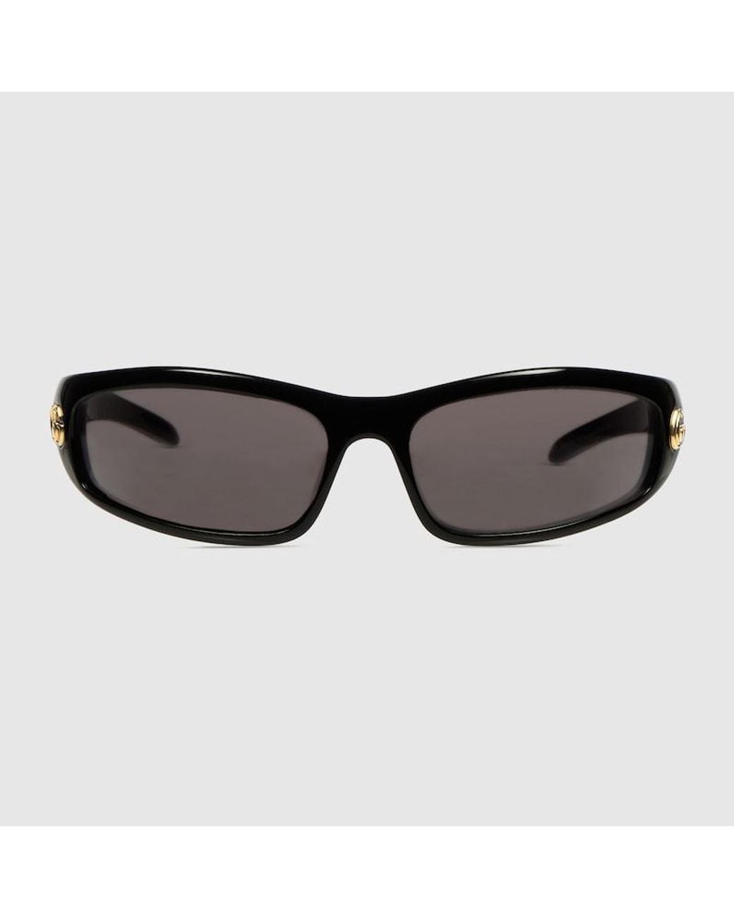 Gucci Black Geometric Frame Sunglasses