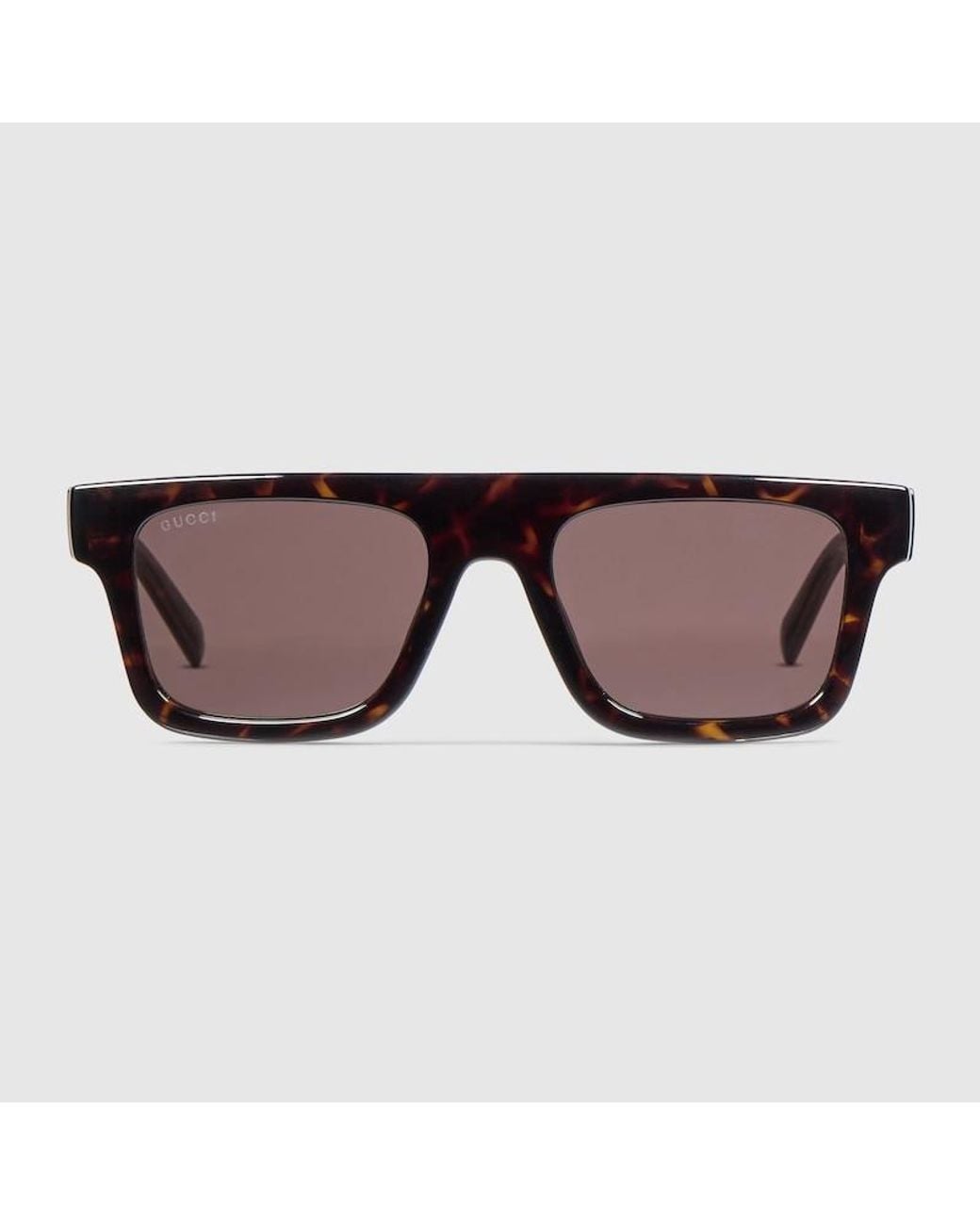 Gucci Brown Square-Frame Sunglasses for men