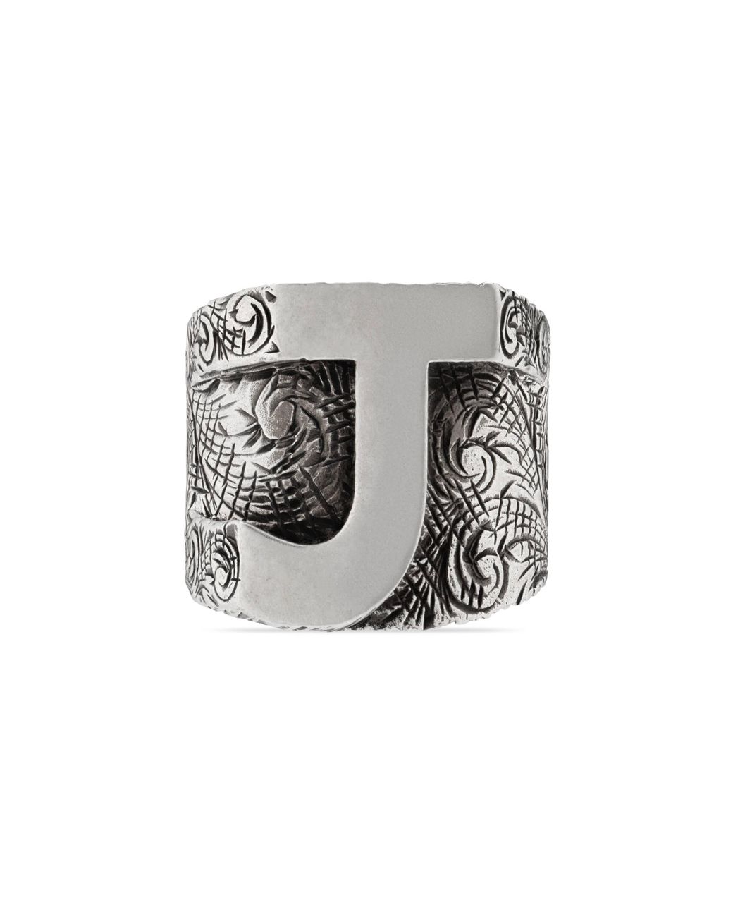 Gucci Letters 'j' Ring | Lyst