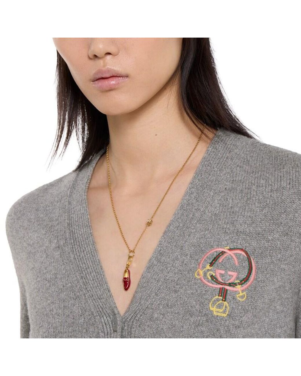 Gucci White Jordaan Charm