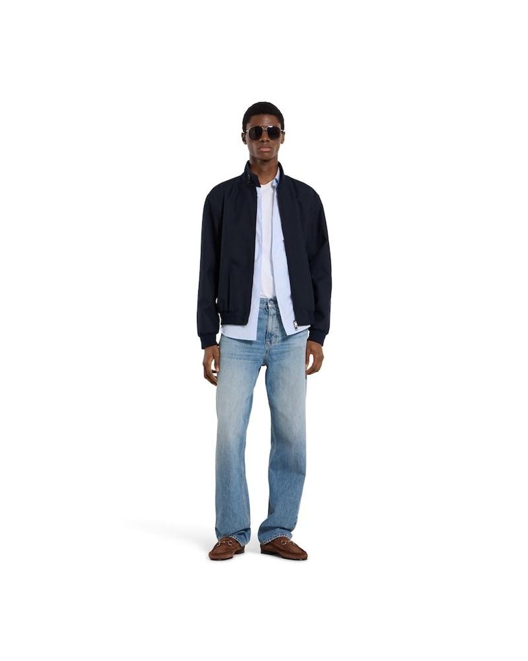 Gucci Blue Cotton Denim Trousers for men