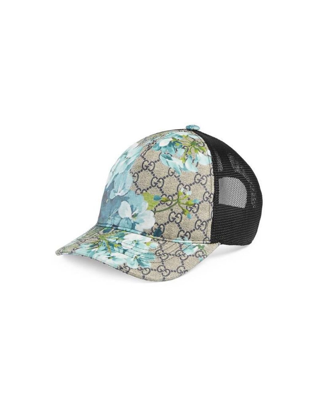 Gucci Gg Blooms Baseball Hat in Blue | Lyst