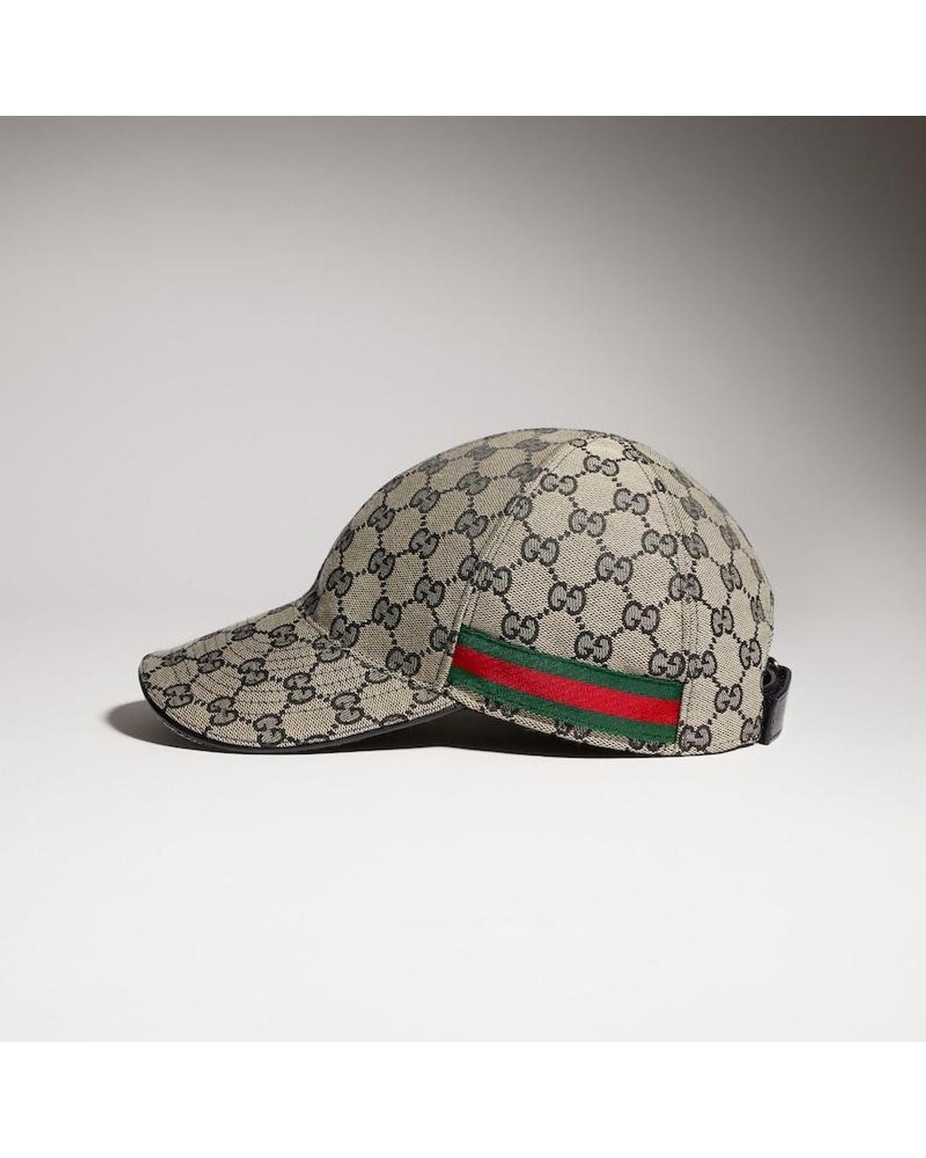 Gucci Blue Gg Cotton Canvas Baseball Hat, Size Xl, Gg Canvas for men