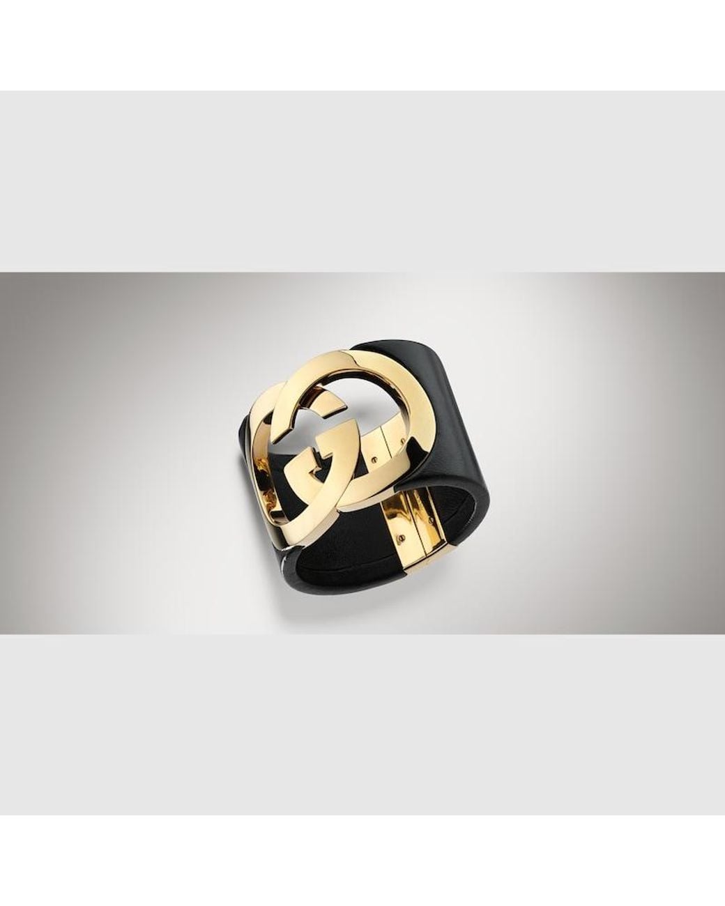 Gucci Metallic Interlocking Cuff Bracelet