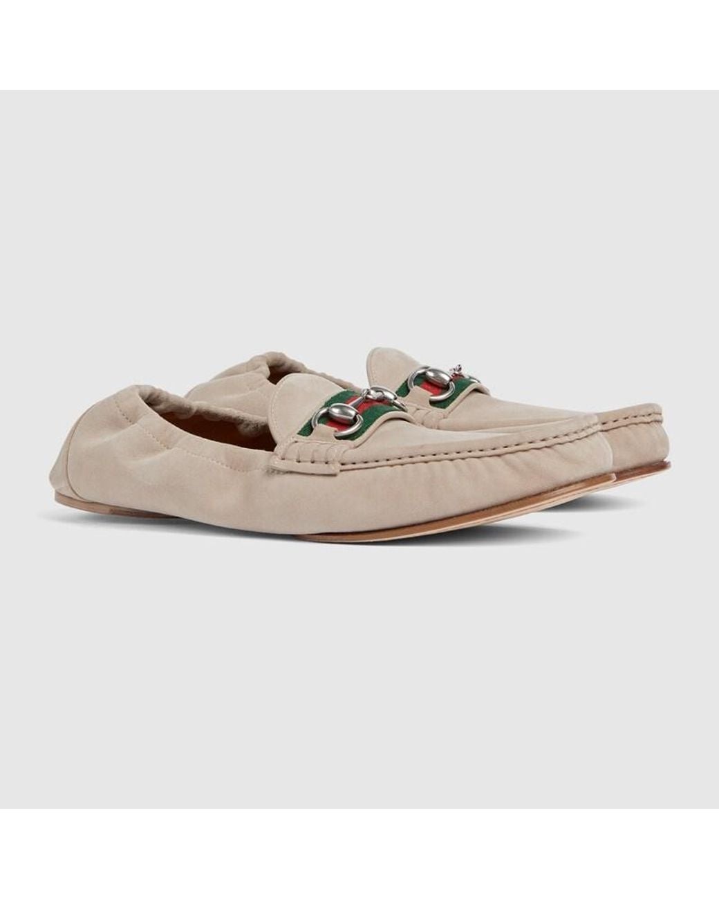 Gucci White Horsebit 1953 Loafer for men