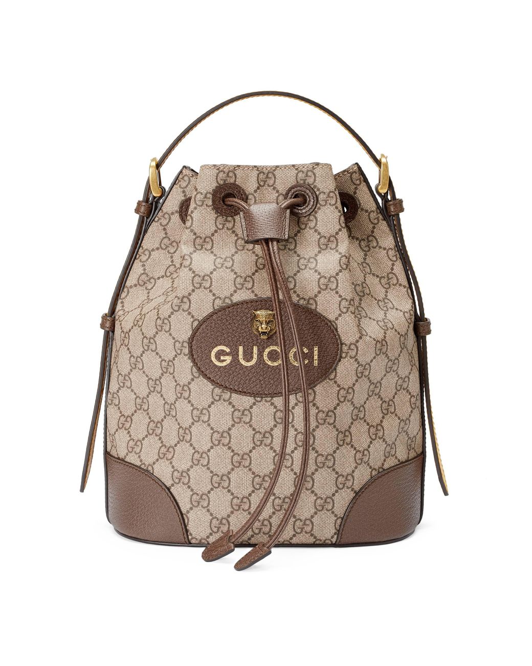 gucci beige gg supreme backpack