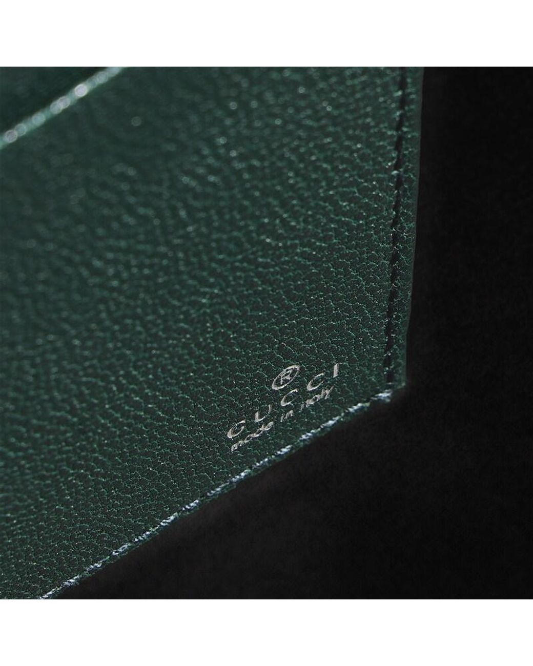 Gucci Essence Classic Kartenetui in Green für Herren