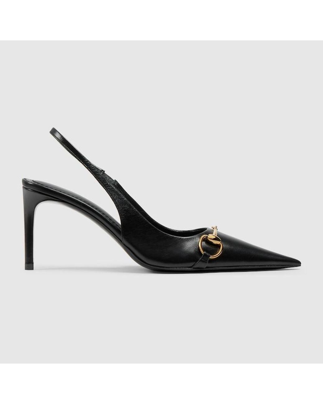 Gucci Metallic Donna Slingback Pump, Leather