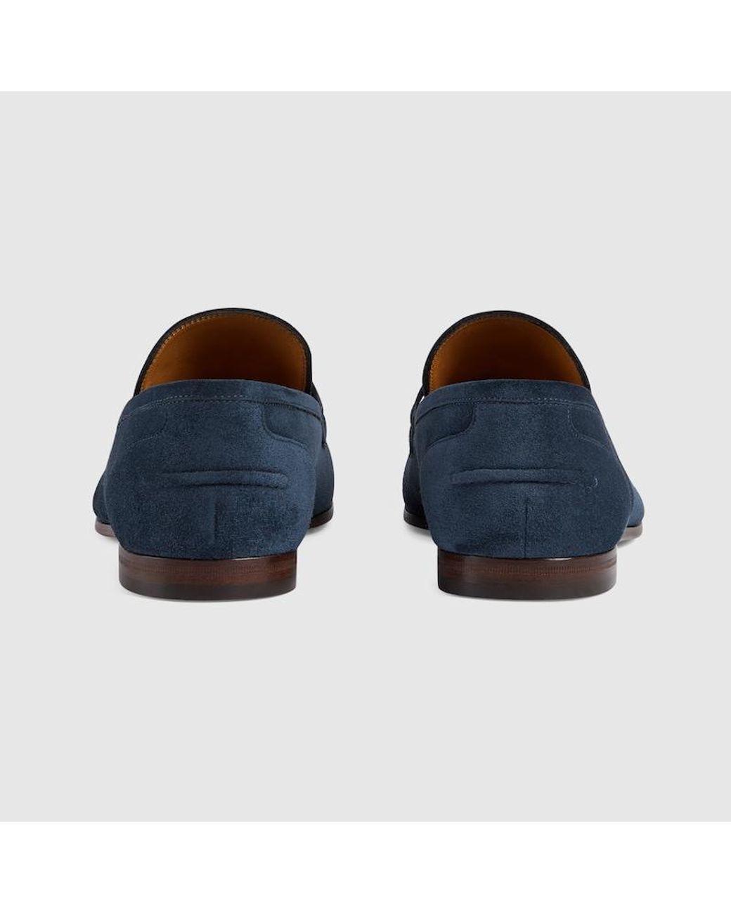 Gucci Blue Jordaan Loafer, Suede for men