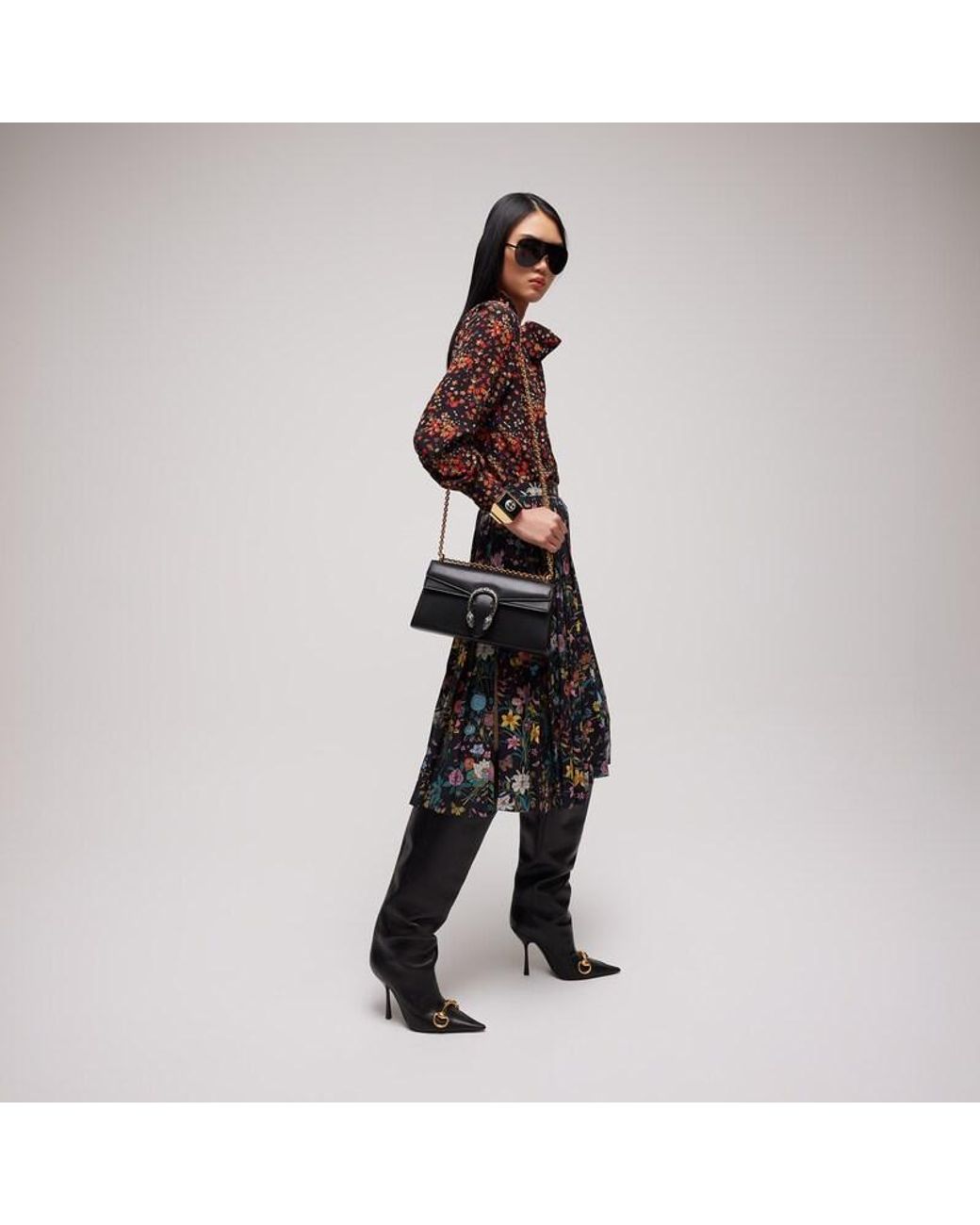 Gucci Black Dionysus Medium Shoulder Bag