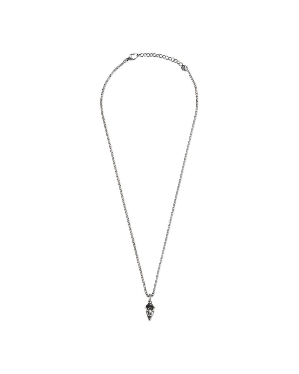 Gucci anger shop forest bull necklace