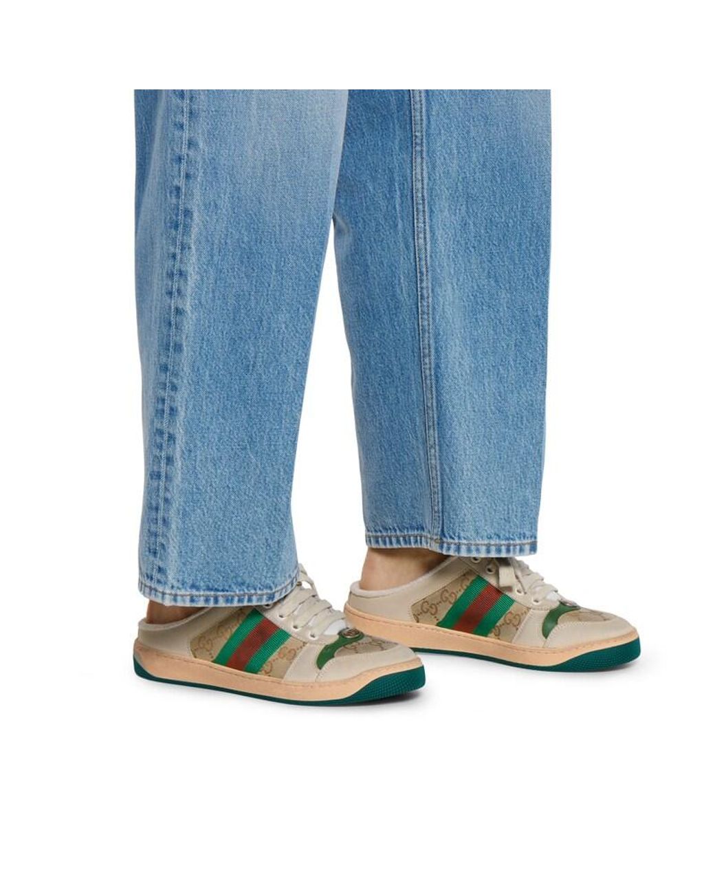 Gucci Natural Screener Mule, Uk