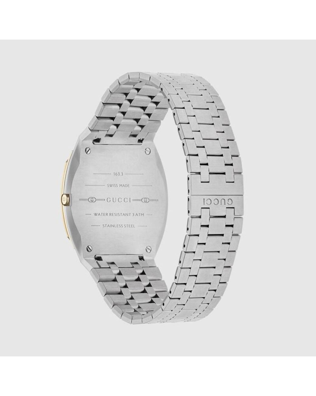 Gucci Metallic 25h Watch, 34mm for men
