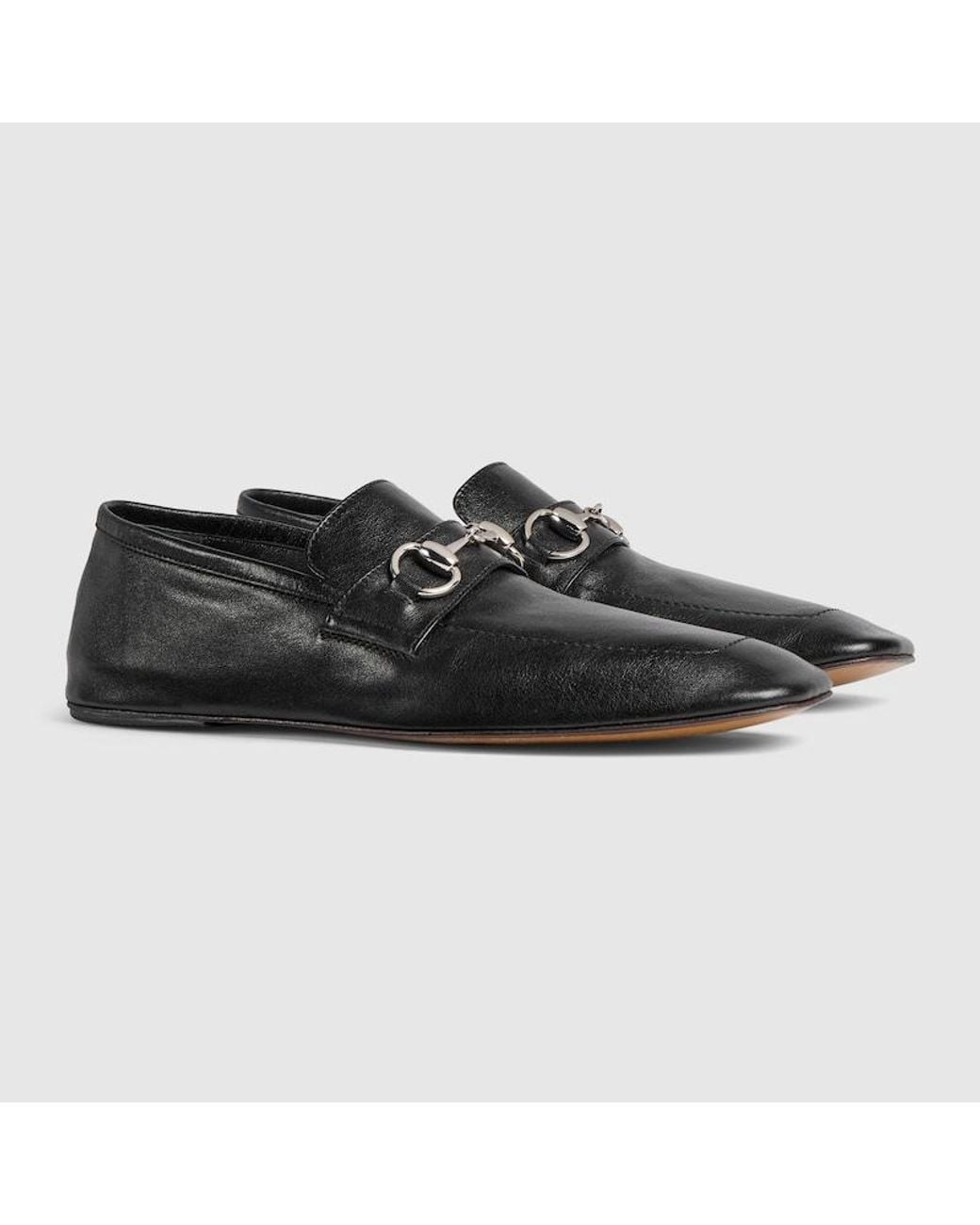 Gucci Black Loafer With Horsebit