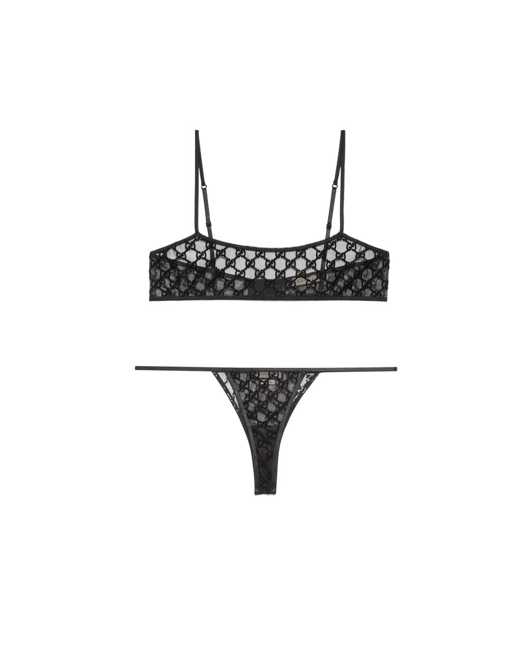 Gucci GG semi-sheer Lingerie Set - Farfetch