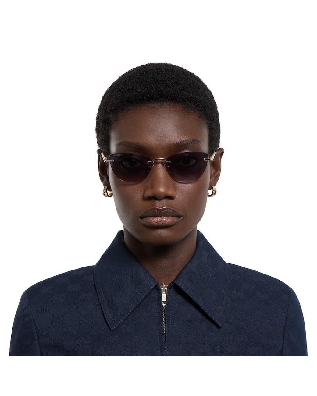 Gucci Blue Sonnenbrille