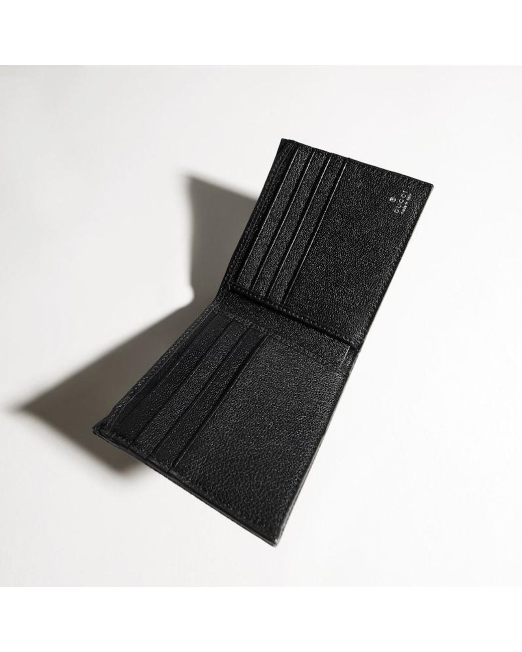 Gucci Black Essence Classic Bi-Fold Wallet for men