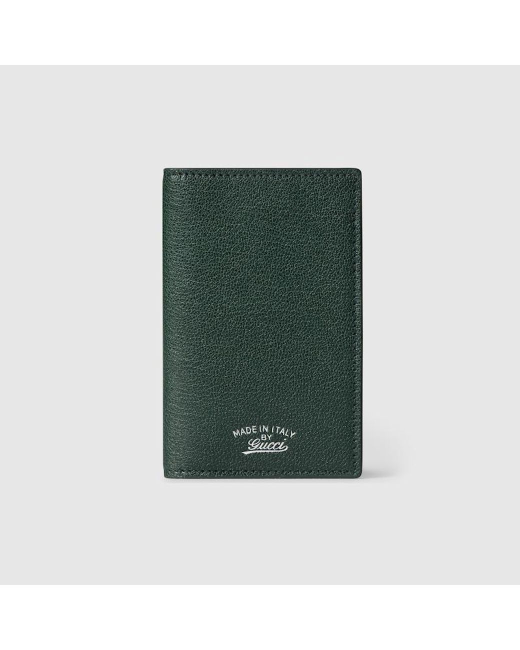 Gucci Green Lira Card Case for men