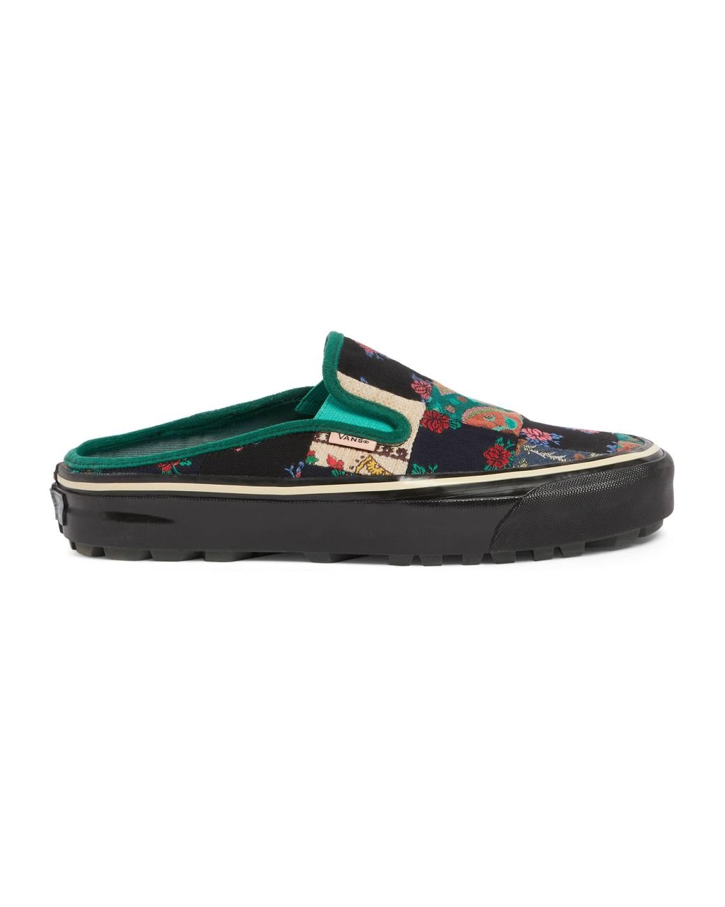 Gucci Unisex Patchwork Og Mule in Green | Lyst