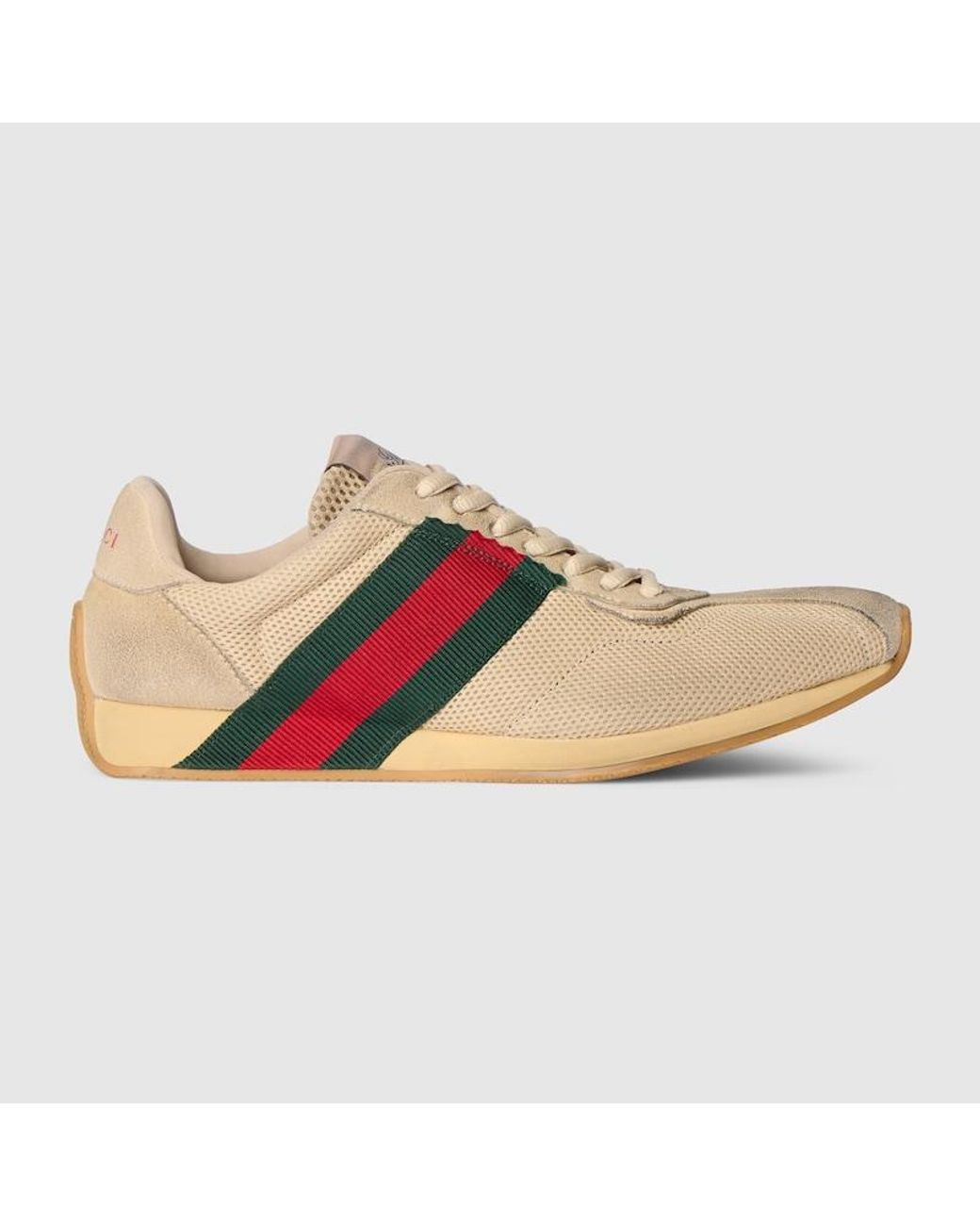 Gucci Natural Tempo Sneaker, Fabric