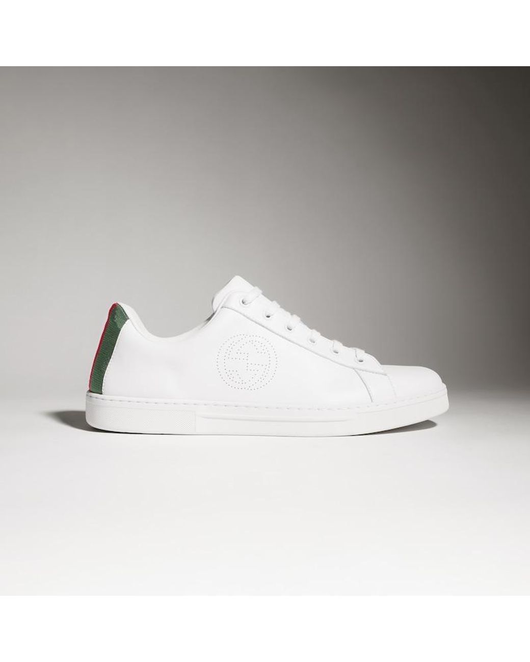 Gucci White Ace Sneaker, Leather for men