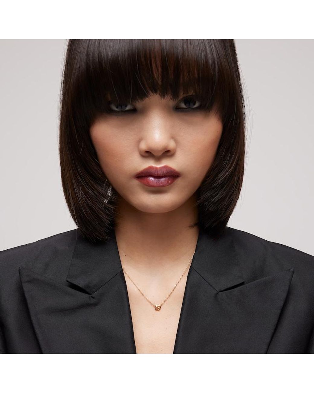Gucci Metallic Interlocking 18K Pendant Necklace