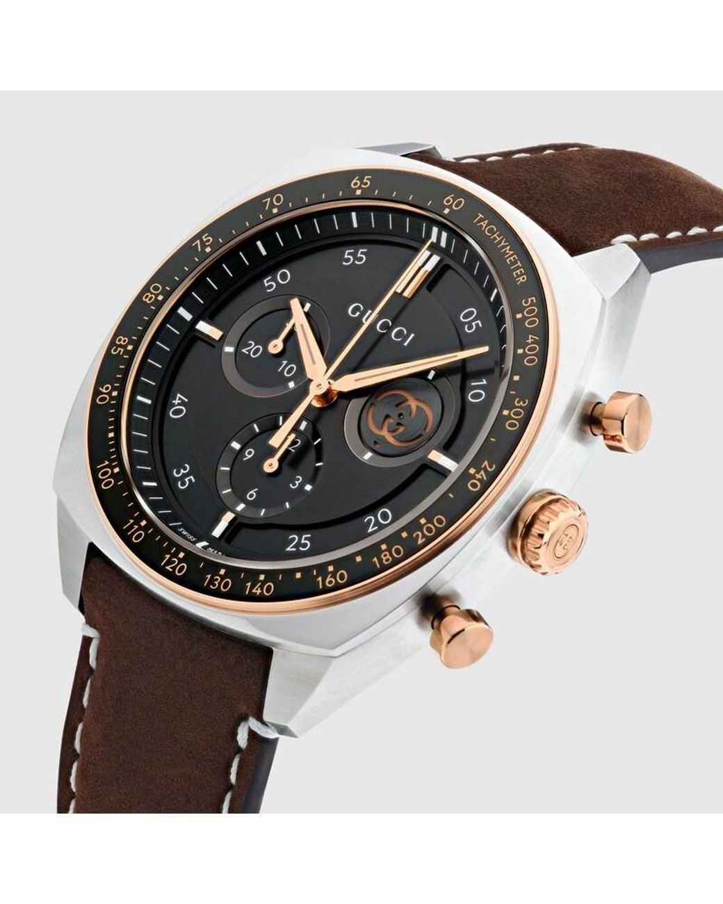 Gucci Black Interlocking Watch, 41Mm