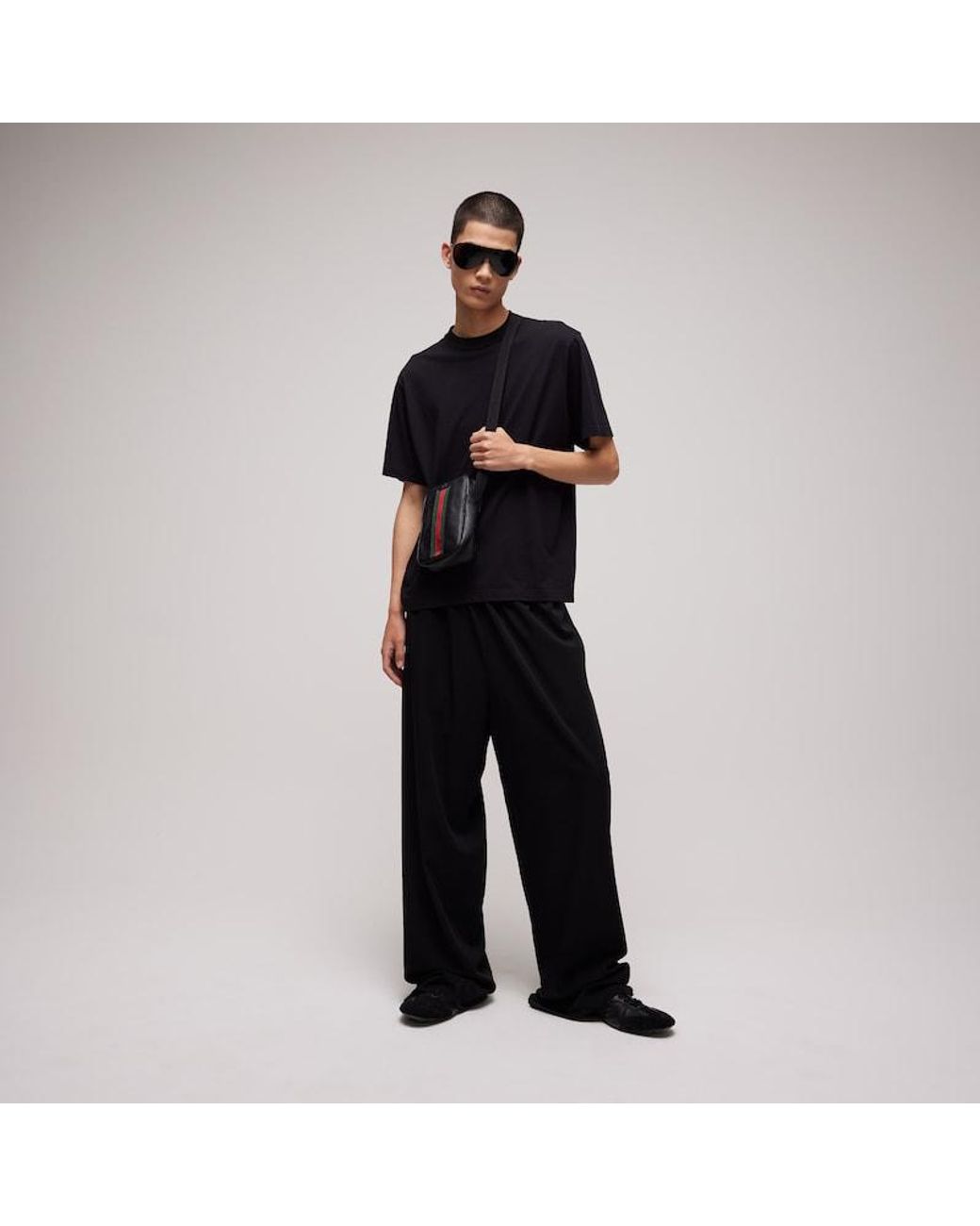 Gucci Black Cotton Jersey T-Shirt With Print, Size Xs, Ready-To-Wear for men
