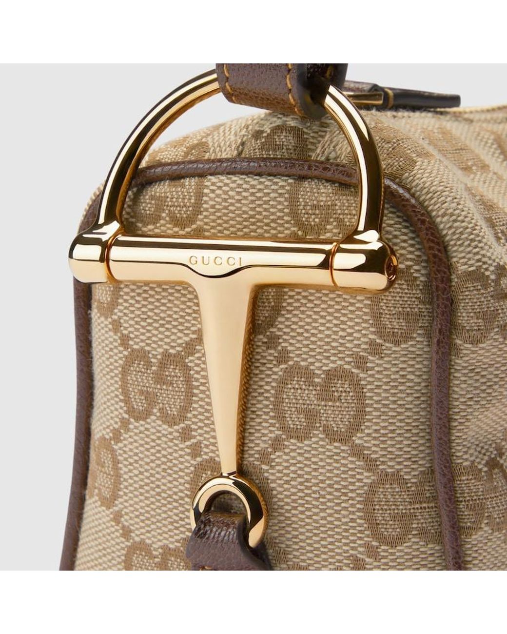 Gucci Natural Half Horsebit Mini Bag