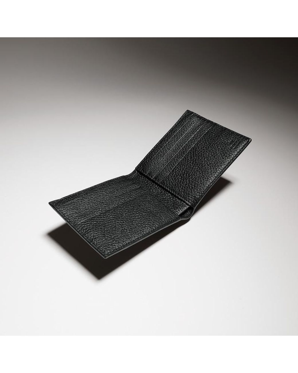Gucci Green Web Trademark Bi-Fold Wallet, Leather for men
