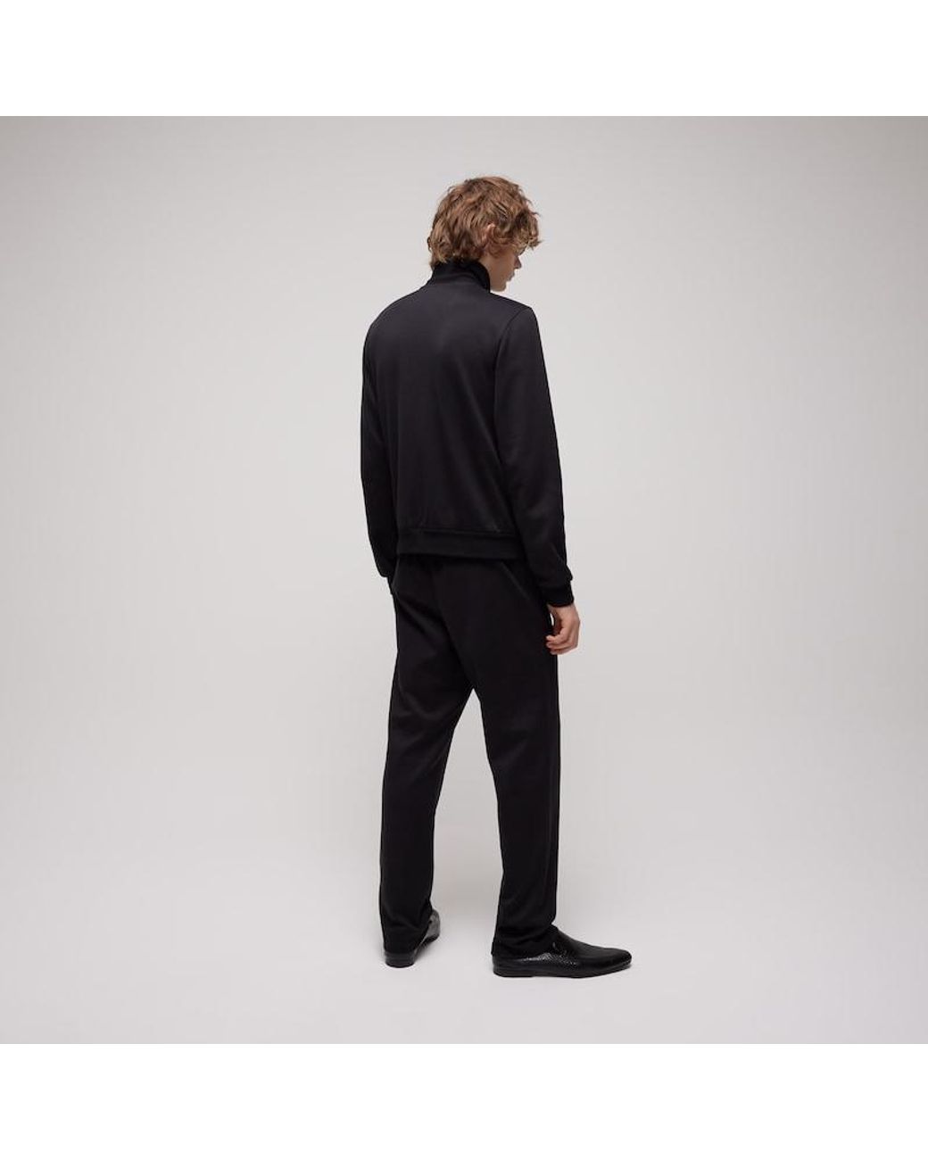 Gucci Black Silk Cotton Jersey Sportswear Pants for men