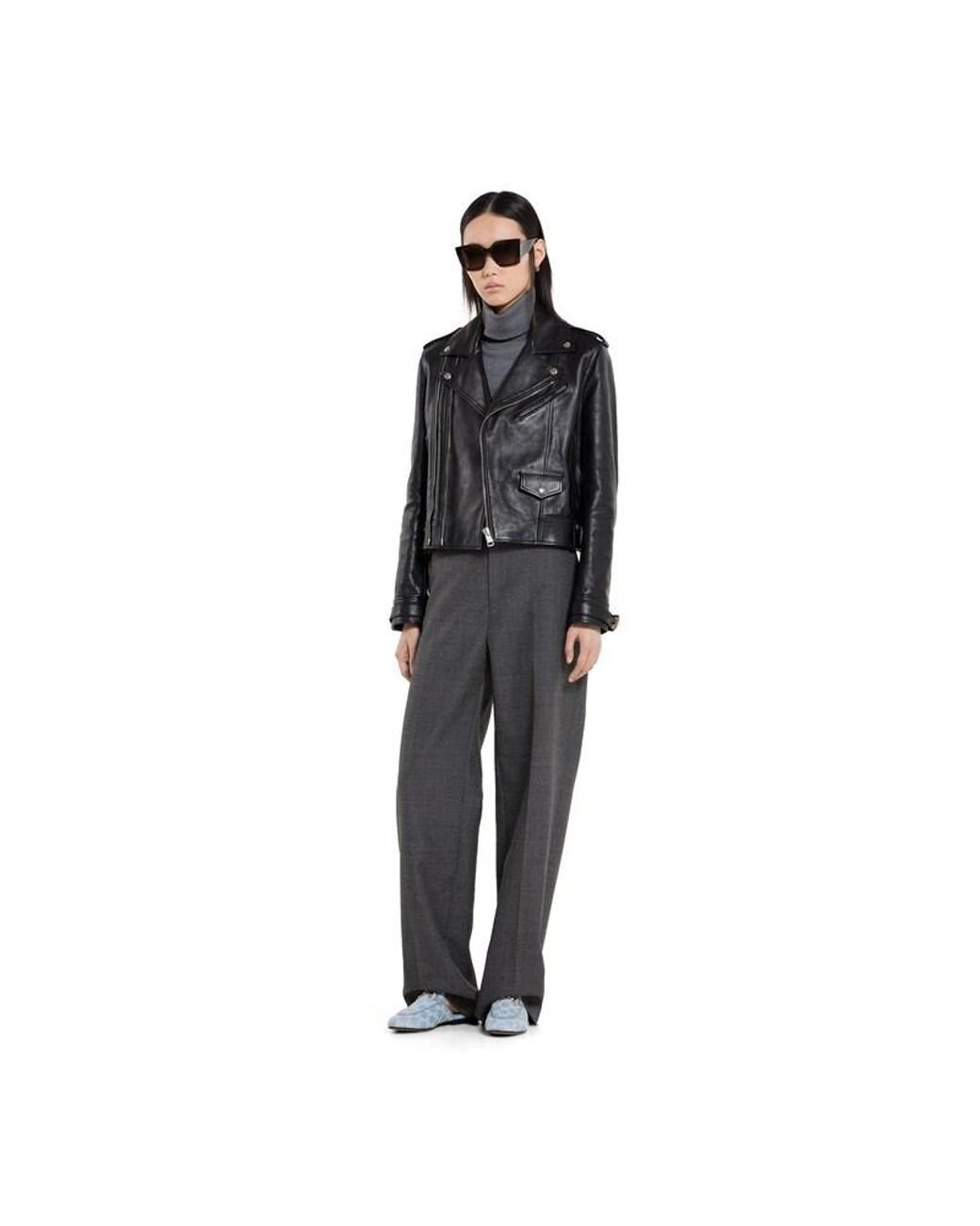 Gucci Blue Princetown Slipper