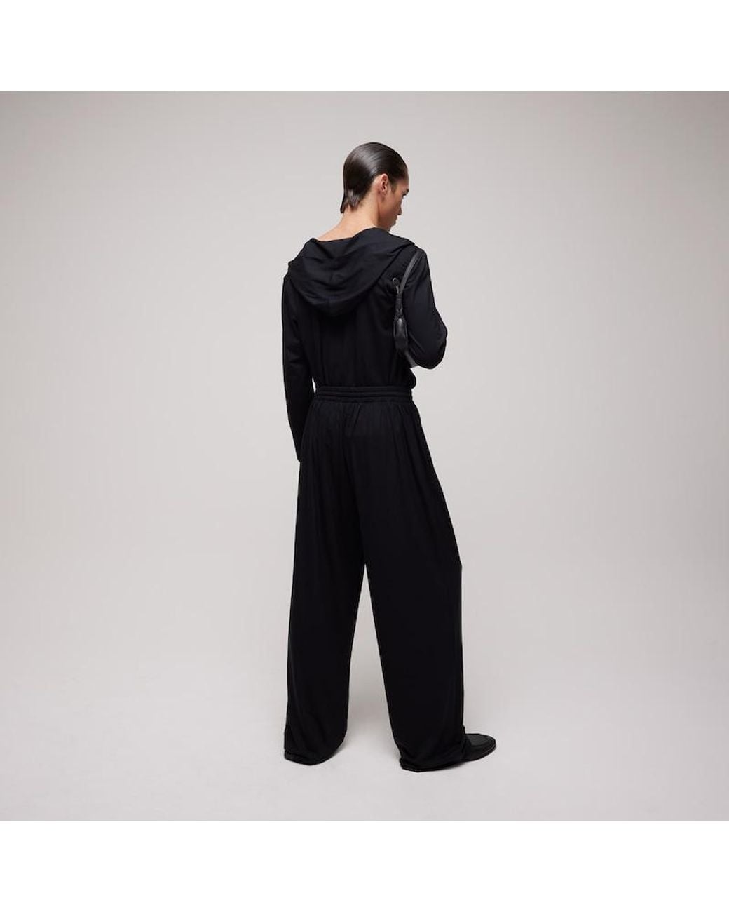 Gucci Black Soft Rayon Jersey Zip Jacket