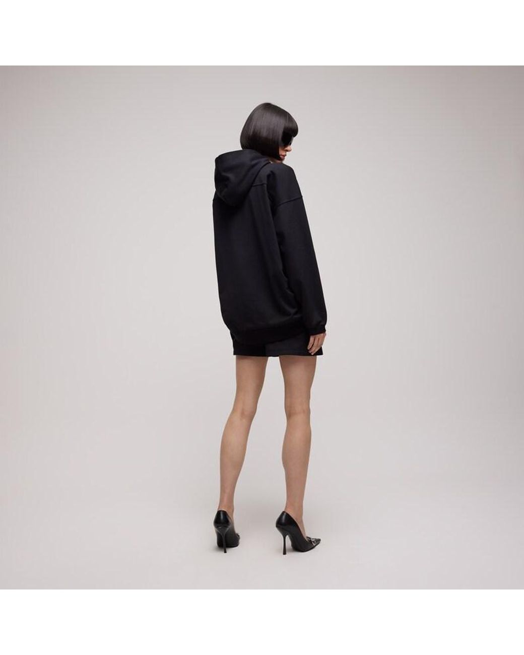 Gucci Black Cotton Silk Jersey Shorts With Embroidery