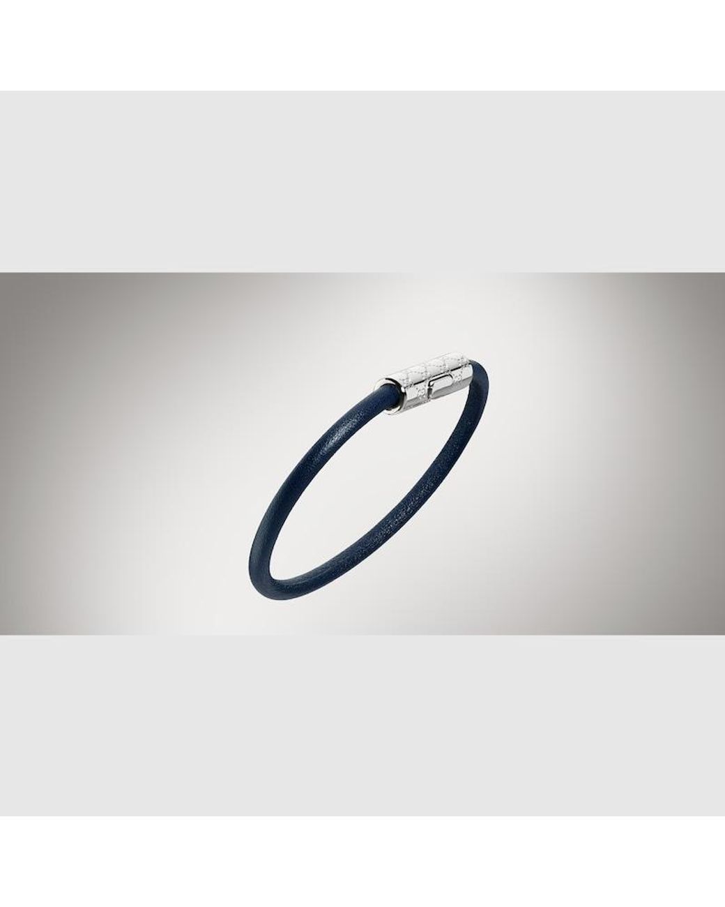 Gucci Blue Bracelet With Gg Detail