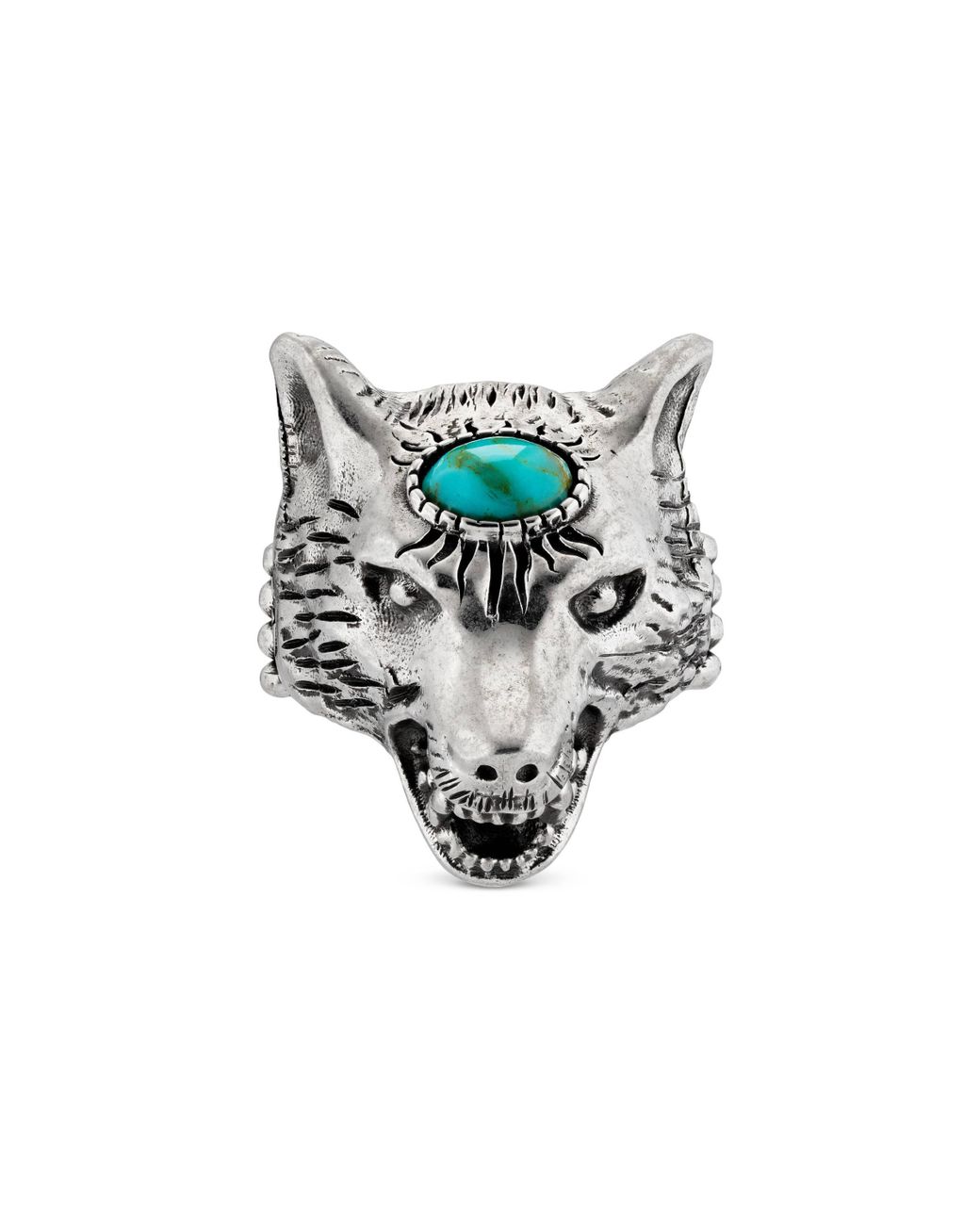 Tribal ring Angry Face (mid) – Men's rings with meaning – Koshman rings
