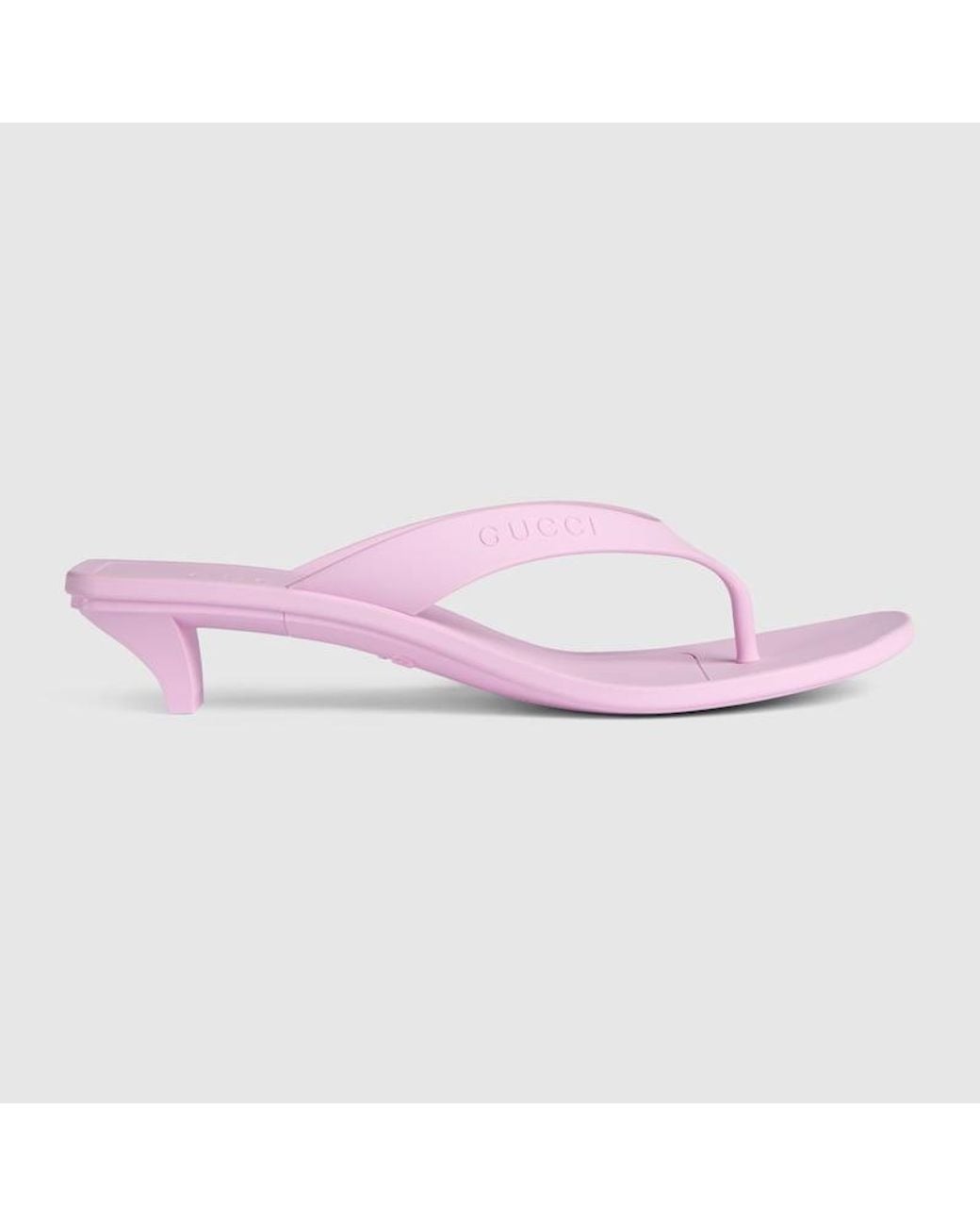 Gucci Pink Vittoria Thong, Rubber