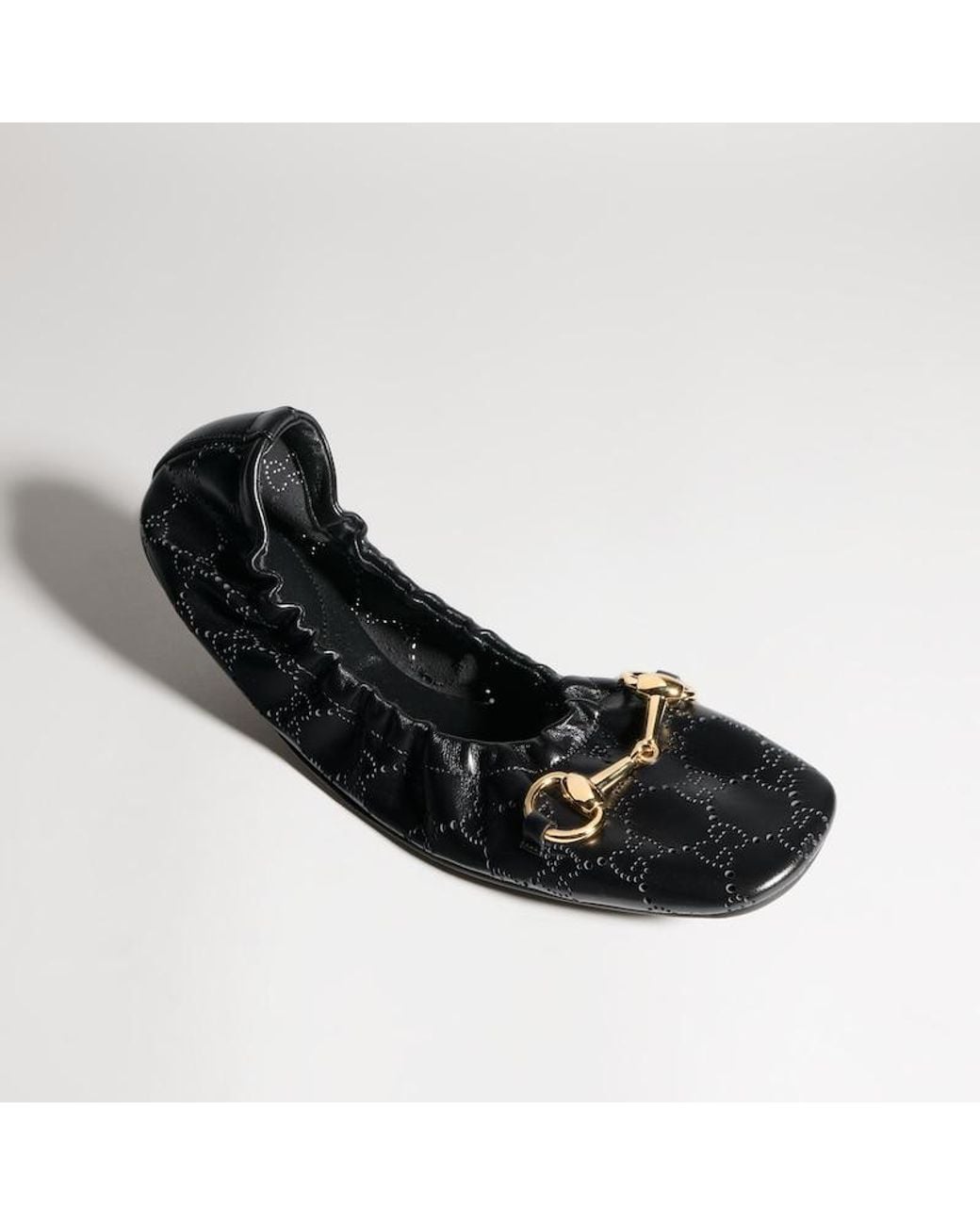 Gucci Black Prima Ballet Flat