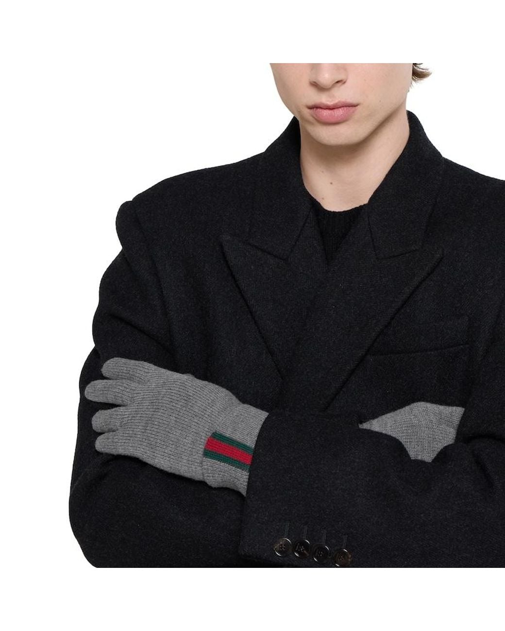 Guanti di Gucci in Gray da Uomo