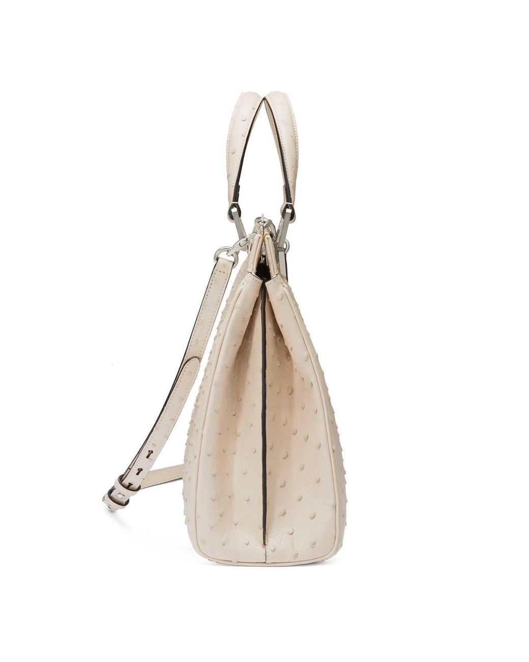 バッグ zumi Gucci Zumi Ostrich Medium Top Handle Bag | Lyst