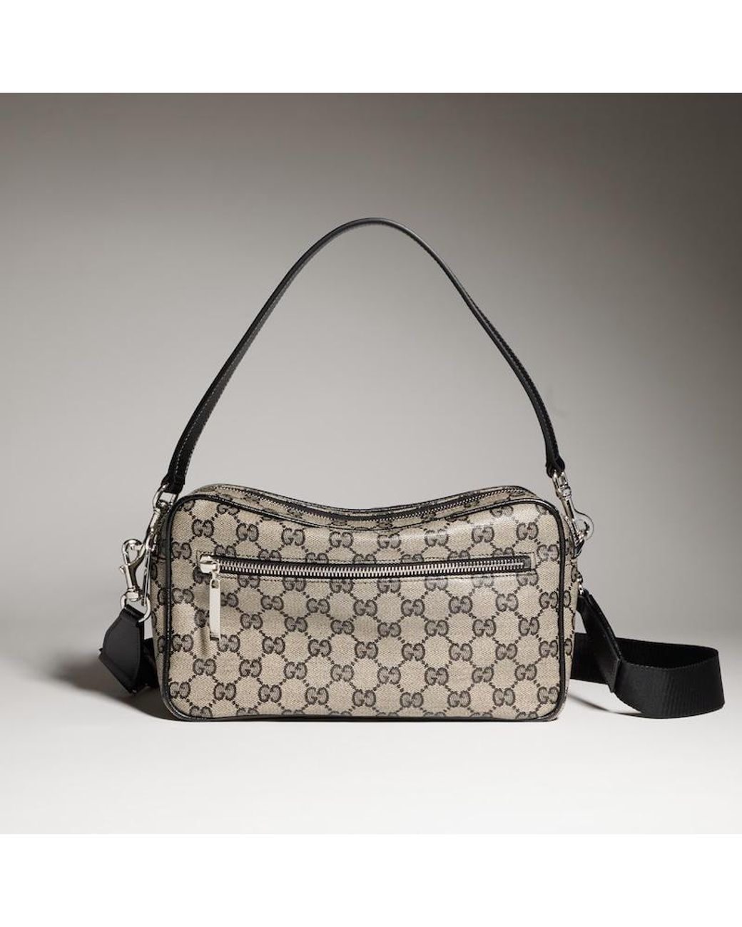 Gucci Gray Essence Classic Small Crossbody Bag for men