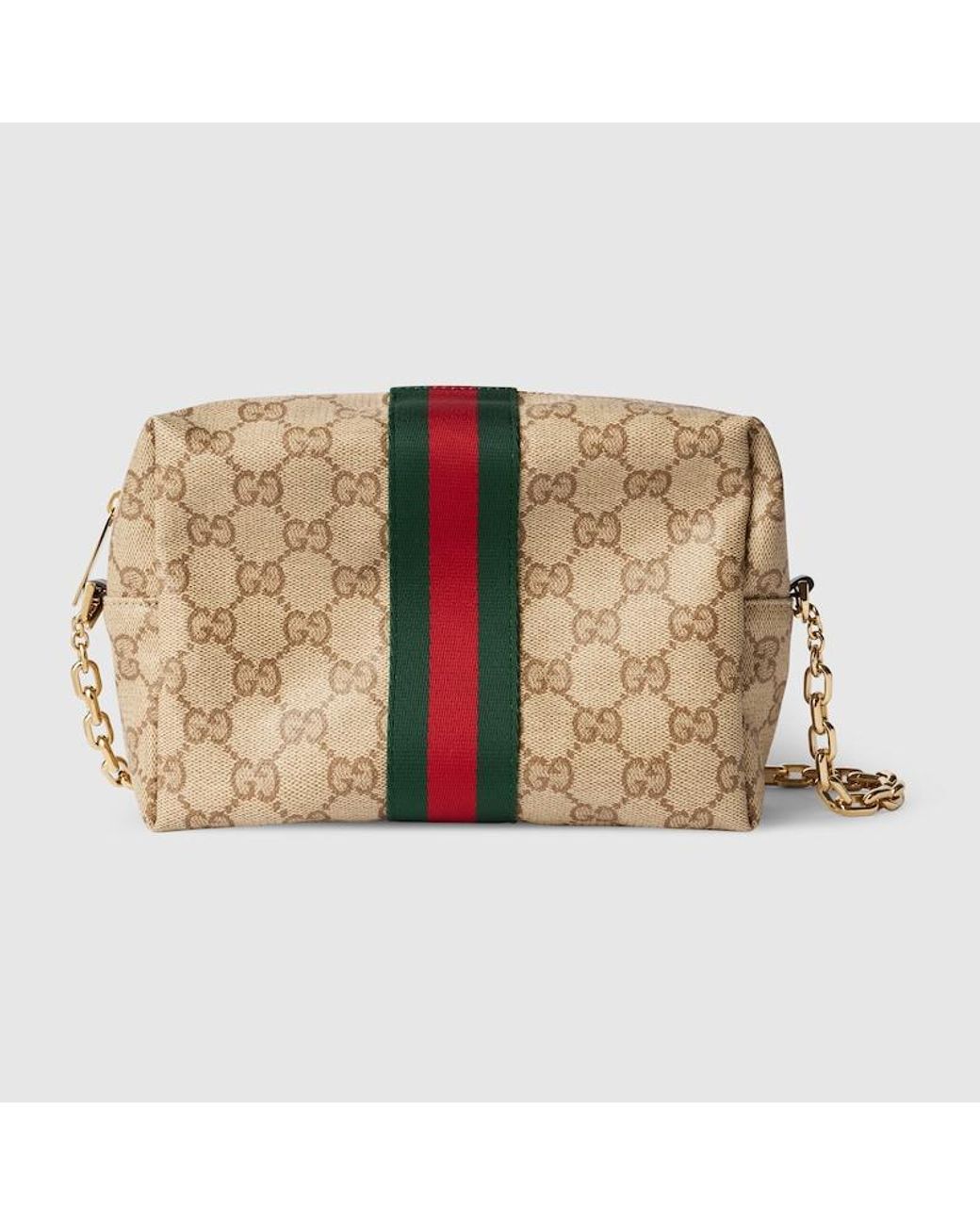 Gucci Natural Mini Camera Bag With Web