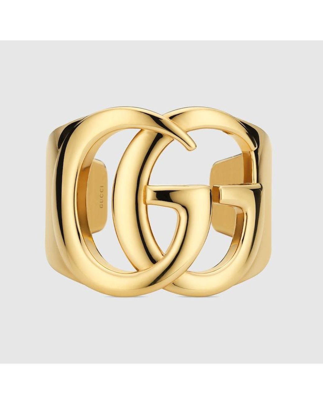 Gucci Metallic Gg Marmont Cuff Bracelet