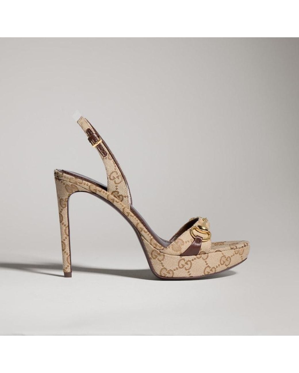 Gucci Metallic Donna Platform Sandal