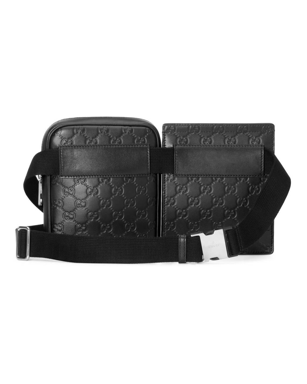 Gucci Signature Belt Bag in Black for Men | Lyst